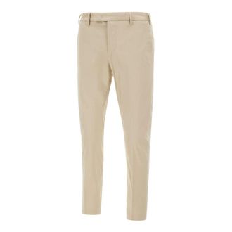 Pantaloni Torino Suit Trousers, male, Beige, Size: M Beige Cotton Trousers Contemporary Edge Collection