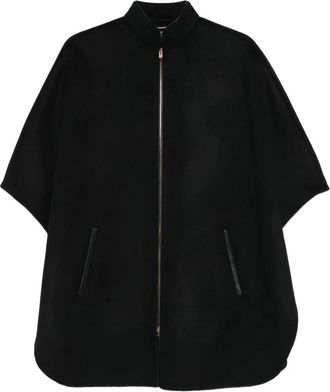 Agnona Capejacke - Black