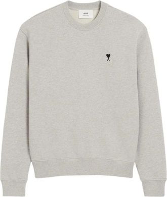Ami Ami de Coeur Sweatshirt - Heren - Sweatshirts - Grijs - S - Katoen - Hoodies & sweatvesten