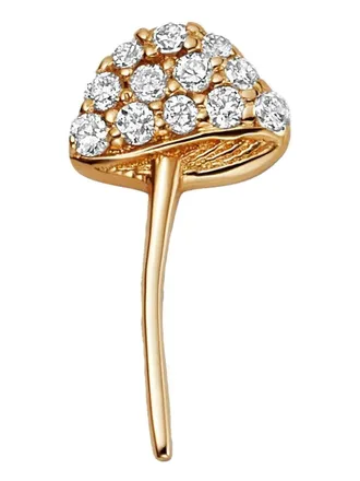 Loquet London 18kt yellow gold Mushroom Diamond pendant necklace - women - 18kt Yellow Gold/Diamond - One Size