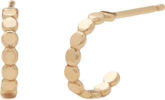 Made by Mary Poppy Hoop Earrings in Gold Filled 10Mm at Nordstrom