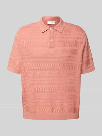 Selected Relaxed Fit Poloshirt aus reiner Baumwolle Modell FOAM in Altrosa, Gr&ouml;&szlig;e XXL