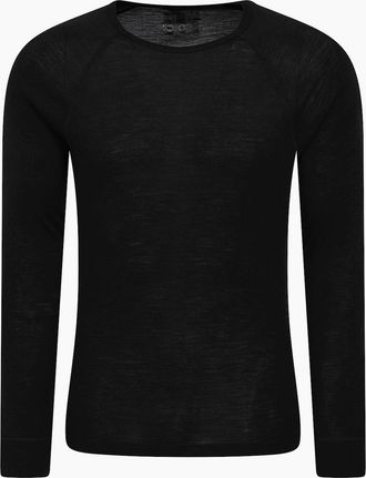 Mountain Warehouse Mens Mountain Warehouse Mens Merino Wool Thermal Top - Black - Size: 34