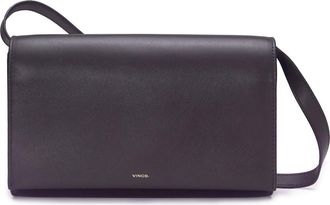 Vince Leather Crossbody Wallet in Cacao at Nordstrom