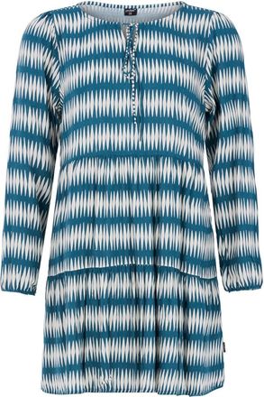 Protest Strandkleid PROTEST Kleid PRTJESS, Damen, Gr. XL, EURO, blau (raku blau), Obermaterial: 100% Viskose CV., Kleider Strandkleid