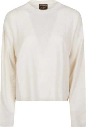 Woolrich Truien & Vesten, Dames, Wit, XS, Comfortabele Trui