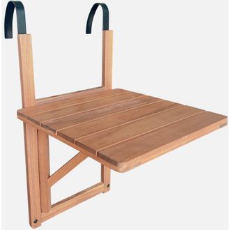 Sweeek Tavolino in legno pieghevole quadrato, 40x40cm