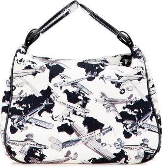 Chanel Pre-owned Womens Handbag - White Textile - One Size