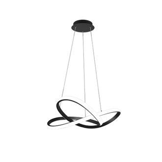 Reality Suspensi&oacute;n Moderna Curso Negro Led Dimmer 27w &Oslash;60 Cm Trio Iluminaci&oacute;n