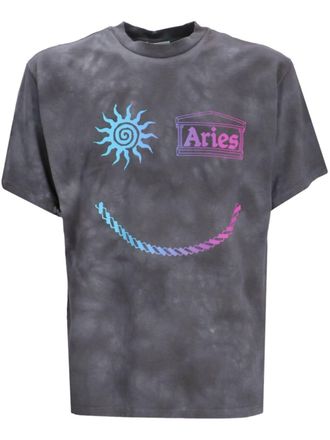Aries T-shirt met print - Grijs