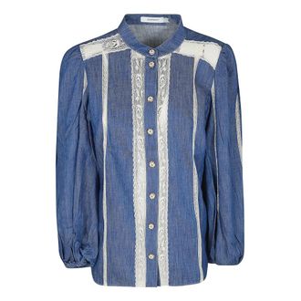 Zimmermann Shirts, female, Blue, Size: XS Awaken Denim Shirt