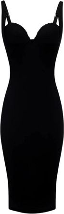 Elisabetta Franchi Kleedjes, Dames, Zwart, L, Zwarte Jurken voor Vrouwen