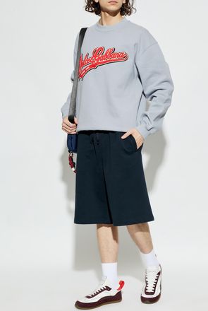 Dolce & Gabbana Shorts With A Patch On The Pocket, Mens, Navy Blue