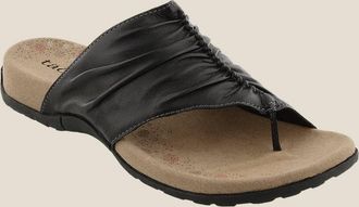 Taos Womens Gift 2 Thong Sandal In Black