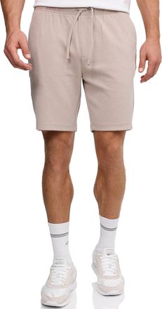 Indicode Shorts INDICODE INCowell Shorts Plain, Herren, Gr. XXL, N-Gr, simply taupe, Web, Obermaterial: 62% Polyester, 33% Viskose, 5% Elasthan, unifarben, reg