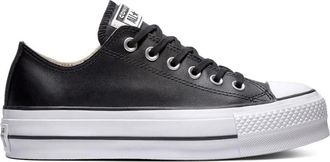 Converse Zwarte Casual Leren Sneakers oor rouwen - Dames - Sneakers - Zwart - 39 EU - Schoenen