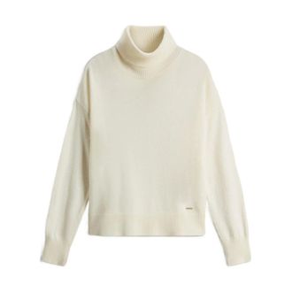 Woolrich Turtlenecks, female, Beige, Size: XS Stylish Sweaters Collection