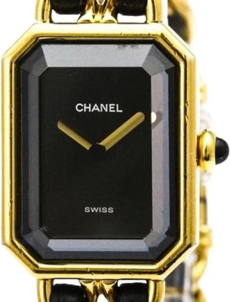 Chanel Pre-owned Watches, female, Black, Size: ONE SIZE Pre-owned Premiere H0001 Wristwatch