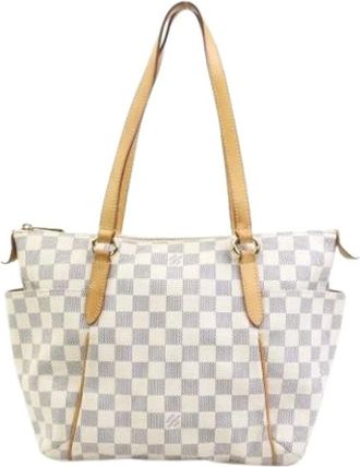 Louis Vuitton Pre-owned Tote Bags, female, Beige, Size: ONE SIZE Pre-owned Vintage Tote Bag