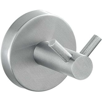 OEM Gancho Para Toallas Y Abrigos De Pared Bosio Duo, Acero Inoxidable, &Oslash; 5,5 X 5,5 Cm, Acabado Mate-crezuo