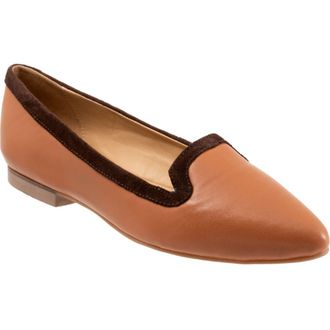 Trotters Hannah Pointed Toe Flat in Luggage at Nordstrom, Size 8.5