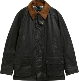 Barbour Ashby Wax Jacket - male - Barbour - Light Jackets - Green - 2XL - Jackets