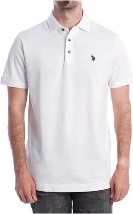 U.S.Polo Association Polo met korte mouwen - Heren - Polos - Wit - S - Katoen - Tops