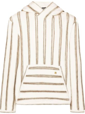 Amiri Sweater met contrasterend stiksel - Beige