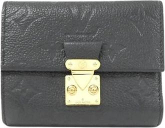 Louis Vuitton Tweedehands leren portemonnees - Dames - Vintage Accessoires - Zwart - ONE Size - Vintage