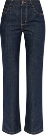 Alexander McQueen Straight jeans - Dames - Regular Fit Jeans - Blauw - W25 - Katoen - Jeans