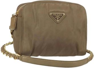 Prada Pre-owned Cross Body Bags, female, Brown, Size: ONE SIZE Pre-owned Vintage Cross Body Bag