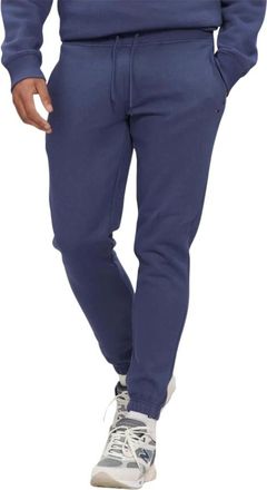 Tommy Jeans Broeken, Heren, Blauw, M, Heren Broeken Tjm Slim S Flag Sweatpant Ext