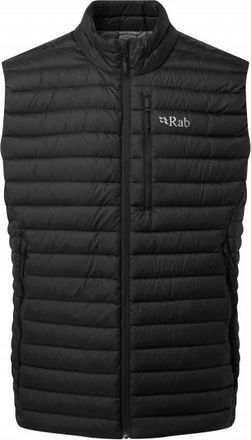 RAB Microlight Vest Daunengilet f&uuml;r Herren | schwarz