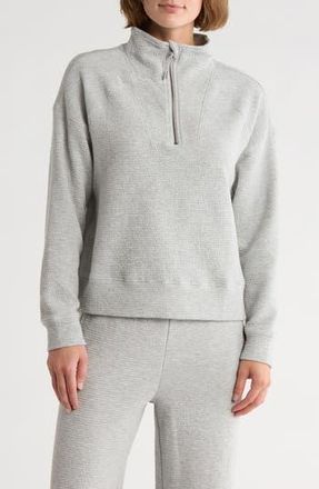 Marika Freyi Half Zip Pullover in Heather Grey at Nordstrom Rack, Size Small