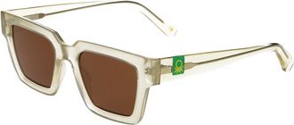 Benetton 5054 400 Mens Sunglasses Yellow Size 50