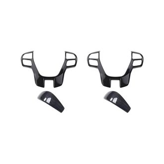 OEM Juego De Dos Piezas De Embellecedores De Fibra De Carbono Para Volante Y Pomo De La Palanca De Cambios Para Ranger Everest Endeavour 2015+