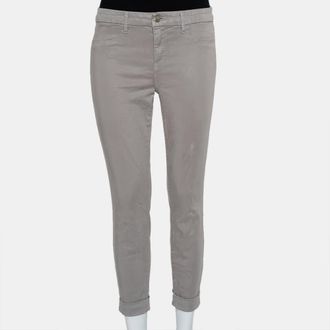 J Brand Stone Lyocell & Cotton Ankle Cuff Anja Pants