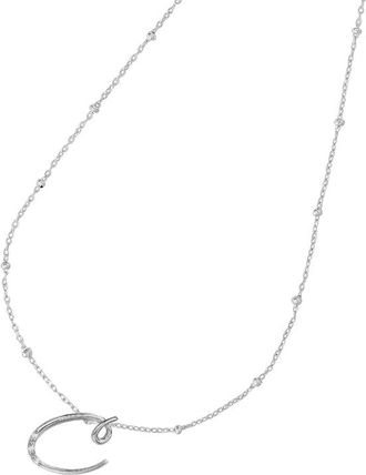 Dower & Hall Silver & Diamond Letter Pendants