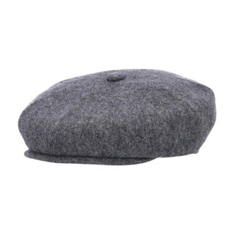 Kangol Wool Hawker Flanellen Hoed - Heren - Accessoires - Grijs - Maat: S Flanel