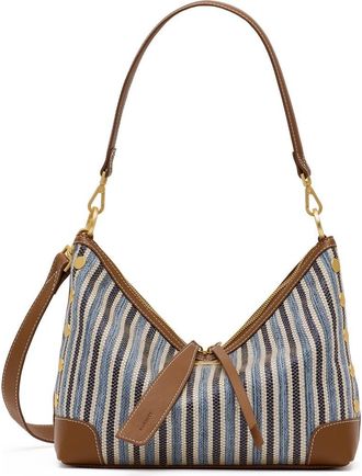 Hammitt Medium Grace Shoulder Bag in Cabana Blue/Brushed Gold at Nordstrom