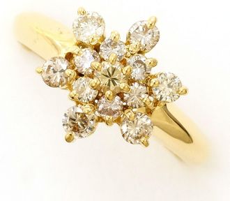 C&A Unbranded gold yellow gold yellow gold (18K) Band Ring (Pre-Owned)