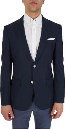 HUGO BOSS Jassen > Blazers - Heren - Blazers - Blauw - 4XL - Jassen