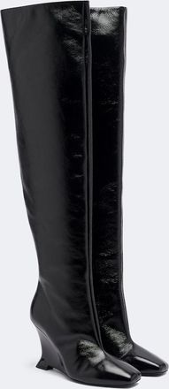 Balmain Botas mosqueteras de piel