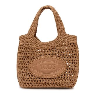 Tod's Tods, Handbags, female, Brown, Size: ONE SIZE Due Manici Mini