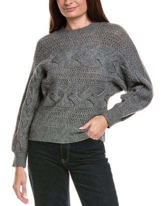 Rain + Rose Open Knit Sweater