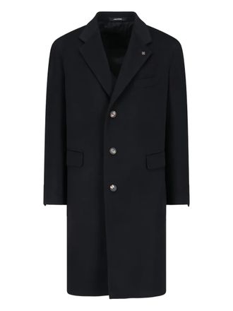 Tagliatore single-breasted coat - men - Fabric - 52 - Black