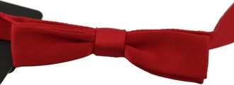 Dolce & Gabbana Silk Bow Tie - Red