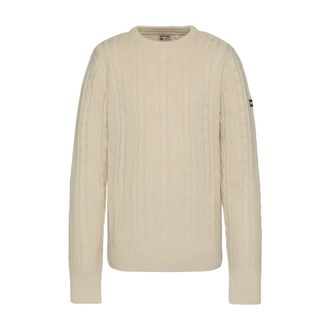 Schott NYC Schott Nyc, Heren, Truien, Beige, Maat: L Wol