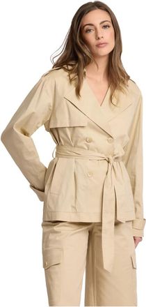 Kocca Giacca stile trench - Dames - Trenchcoats - Beige - M - Jassen