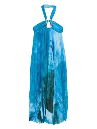 Acler Askham maxi-jurk - Blauw